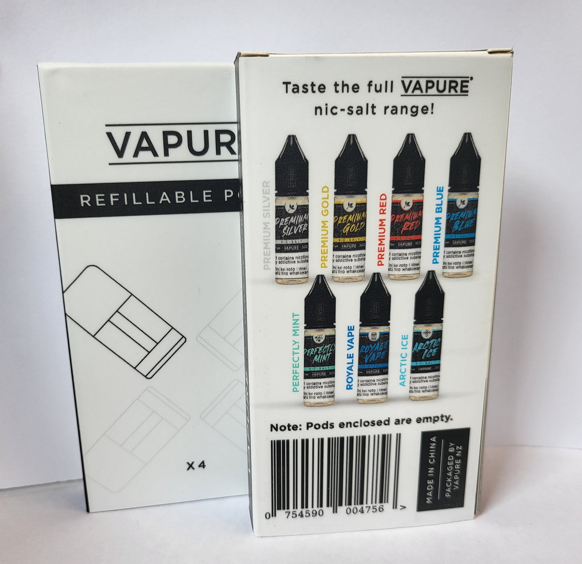 Vapure refillable pods 4PCS