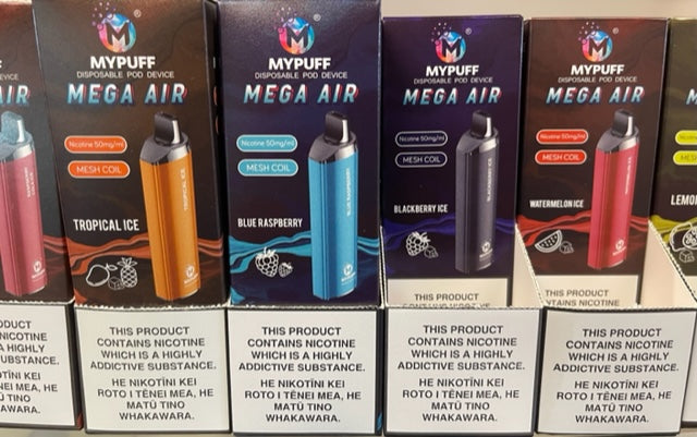 MY PUFF DISPOSABLE VAPE Mega Air 4000 PUFFS WITH DIFFERENT FLAVOURS