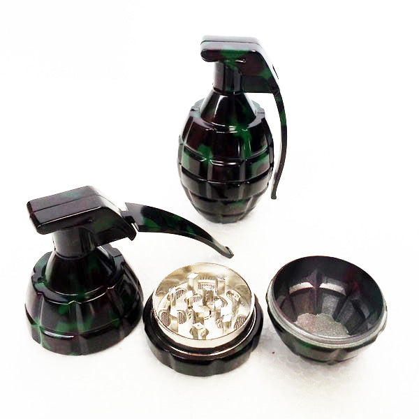 Grinder Metal Hand Grenade 3pce